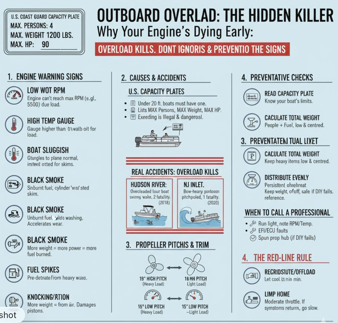 Overloading a Boat: Safety Risks, Legal Exposure, and Captain Responsibility